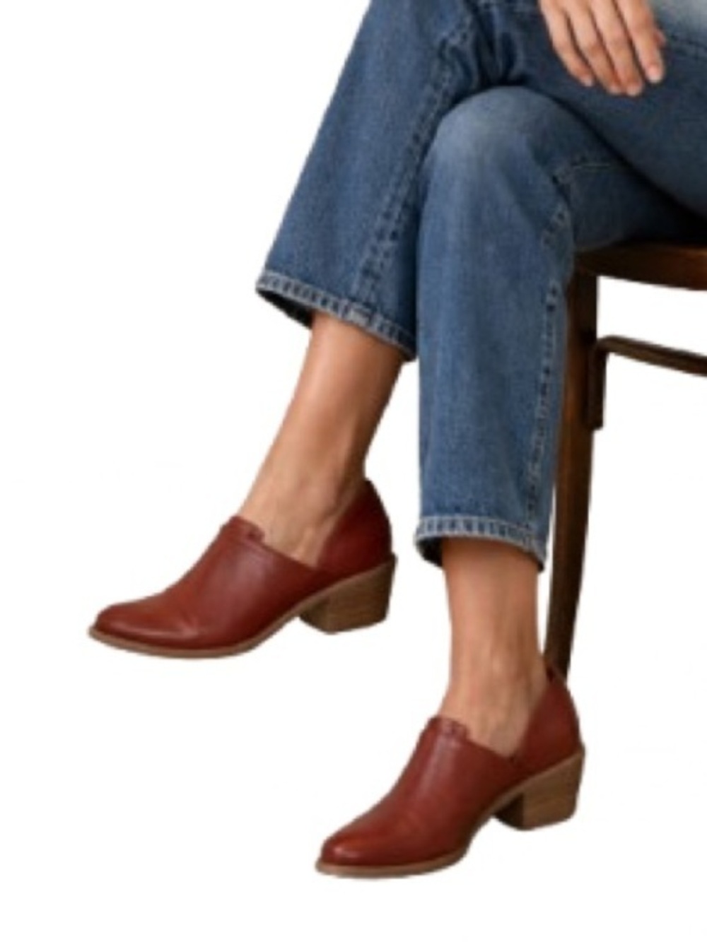 Cynthia Rowley Brown Faux Leather Pointed Toe Flats Loafers Women’s 7.5M